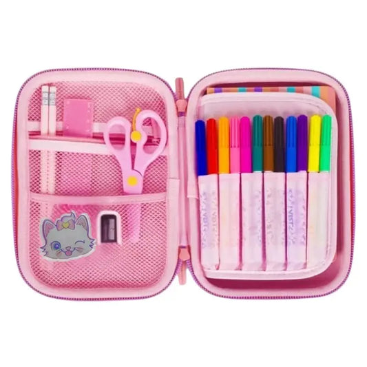 VEST WINK-EYE KITTY STATIONERY SET SPARKLES