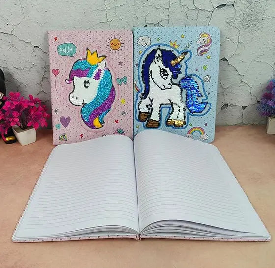 SPARKLY UNICORN NOTEPAD SPARKLES