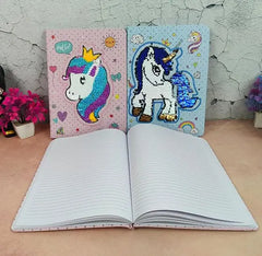 SPARKLY UNICORN NOTEPAD SPARKLES