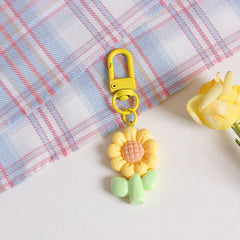 KAWAII FLORAL KEYCHAIN SPARKLES