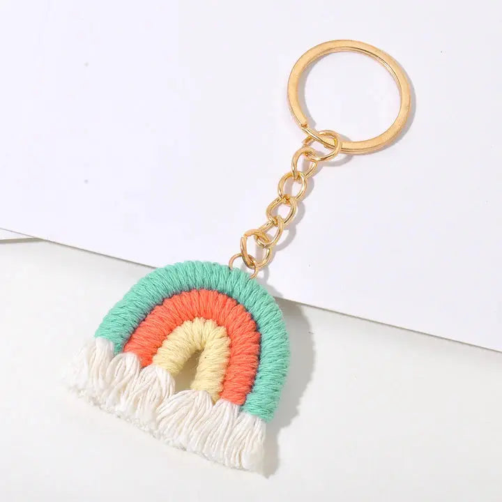 KAWAII RAINBOW KEYCHAIN SPARKLES