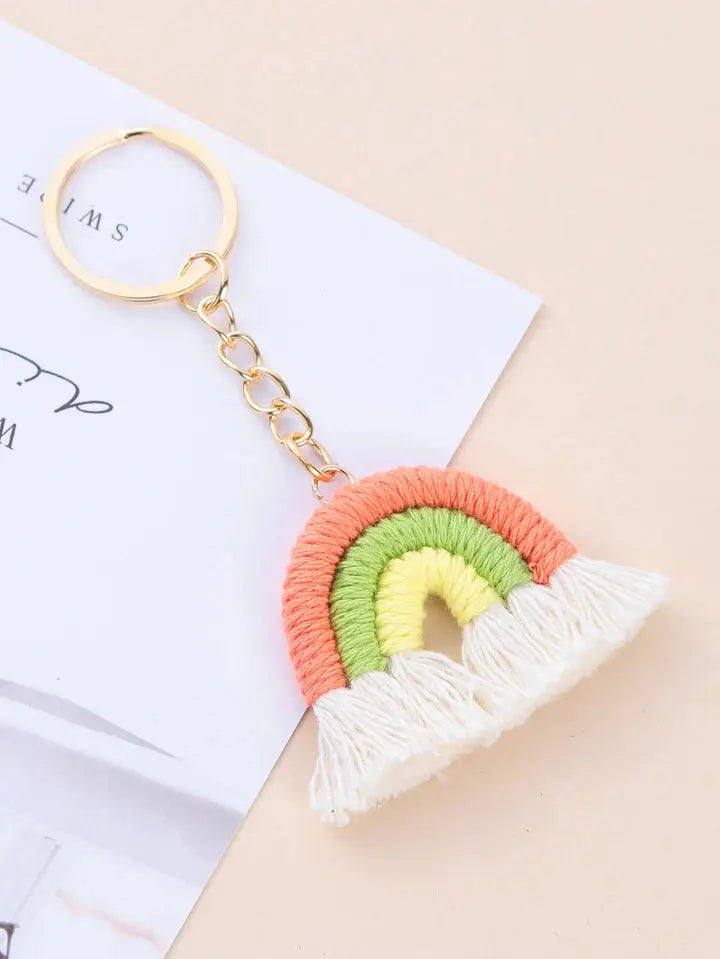 KAWAII RAINBOW KEYCHAIN SPARKLES