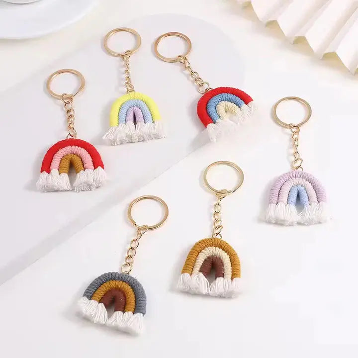 KAWAII RAINBOW KEYCHAIN SPARKLES
