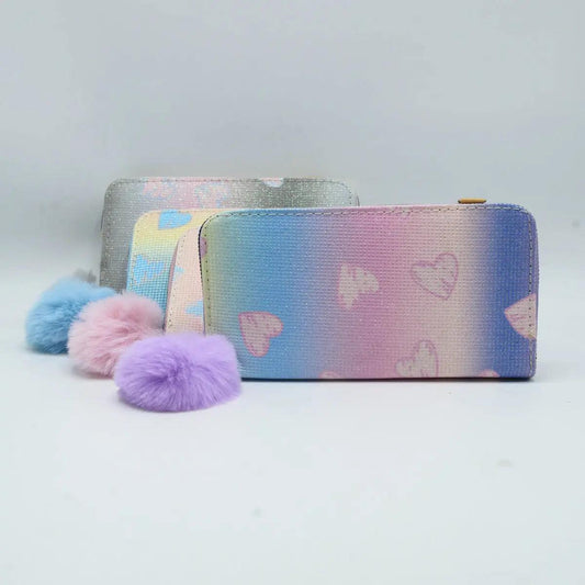 SHIMMERY HEART WALLET SPARKLES