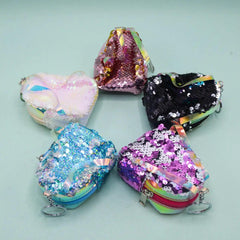 CUTE SEQUENCE KEYCHAIN POUCH SPARKLES