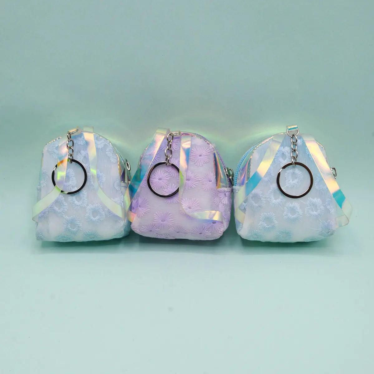 CUTE KEYCHAIN POUCH SPARKLES