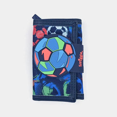 BLUE FOOTBALL WALLET - Sparkles