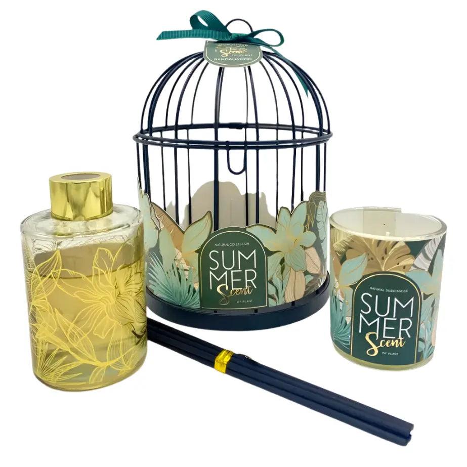LOVE HOME DIFFUSER CAGE SET SPARKLES