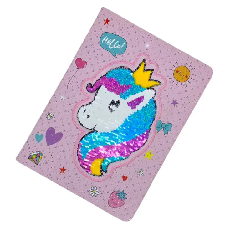 SPARKLY UNICORN NOTEPAD SPARKLES
