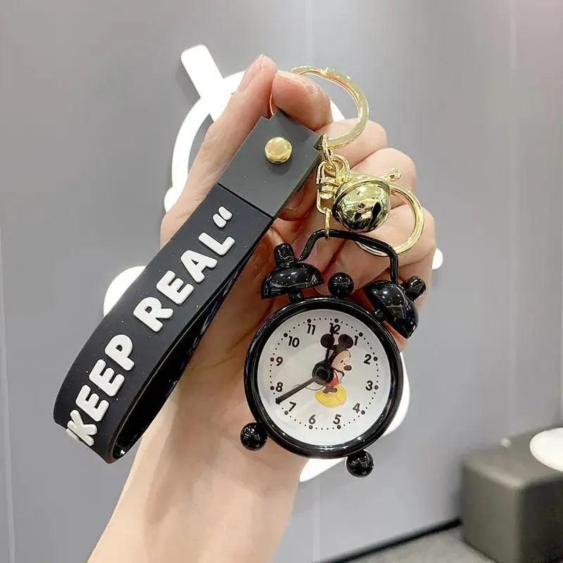 AESTHETIC ALARM CLOCK KEYCHAIN SPARKLES
