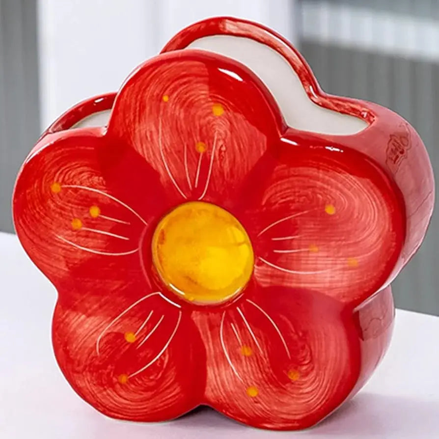 CERAMIC FLOWER HOLDER SPARKLES