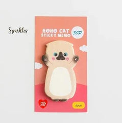 QUIRKY KITTY MEMO PAD SPARKLES