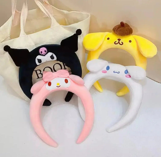 ADORABLE KAWAII PLUSH HAIRBAND SPARKLES