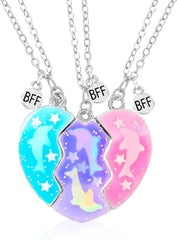 EXQUISITE BFF NECKLACE SET SPARKLES