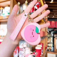 HEART KEYCHAIN POUCH SPARKLES