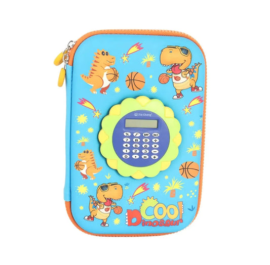 TRENDY PENCIL ORGANIZER WITH CALCULATOR - Sparkles