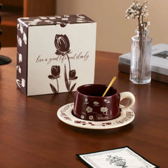 AESTHETIC CUP SAUCER SET Sparkles