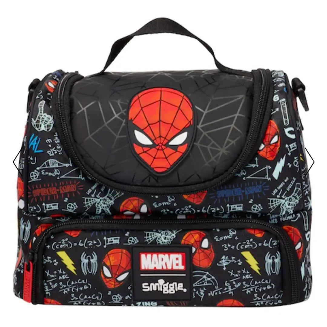 SMIGGLE SPIDERMAN LUNCH BAG SPARKLES
