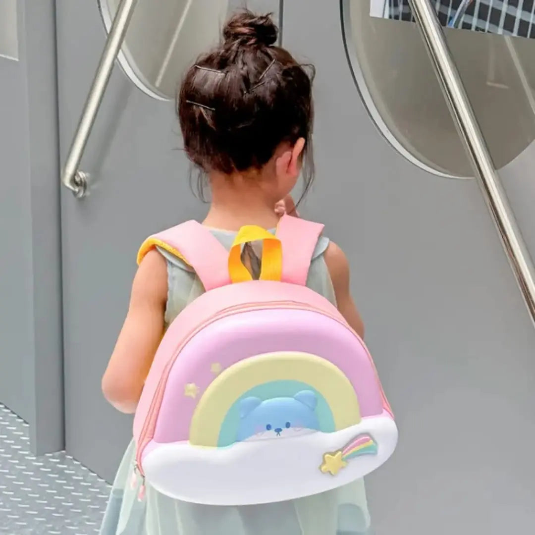 CUTE RAINBOW CLOUD BACKPACK SPARKLES
