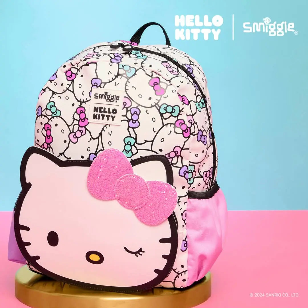 SMIGGLE JUNIOR HELLO KITTY BACKPACK SPARKLES