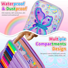 VEST BUTTERFLY STATIONERY SET SPARKLES