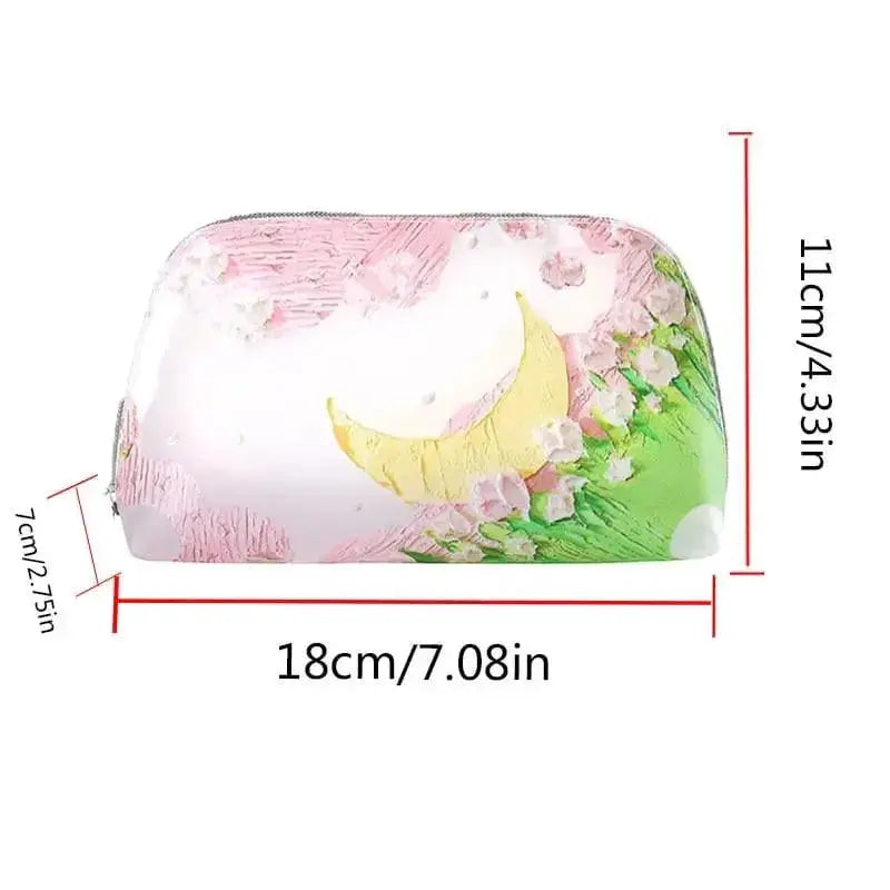 FLORAL TOILETRY BAG SPARKLES