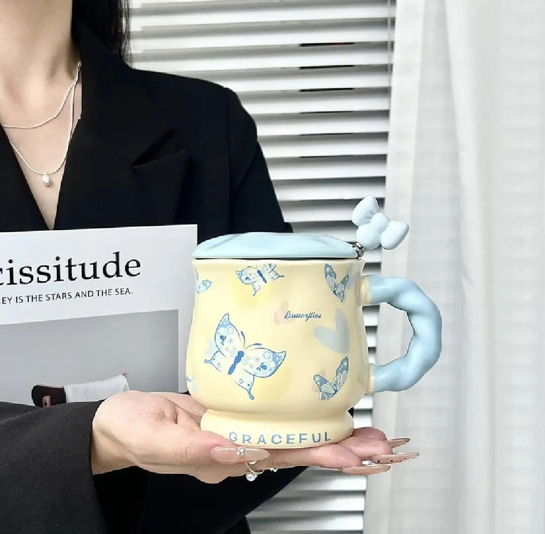 GRACEFUL BUTTERFLY MUG SPARKLES