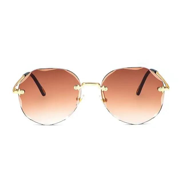 LUXURY RIMLESS SUNGLASSES SPARKLES