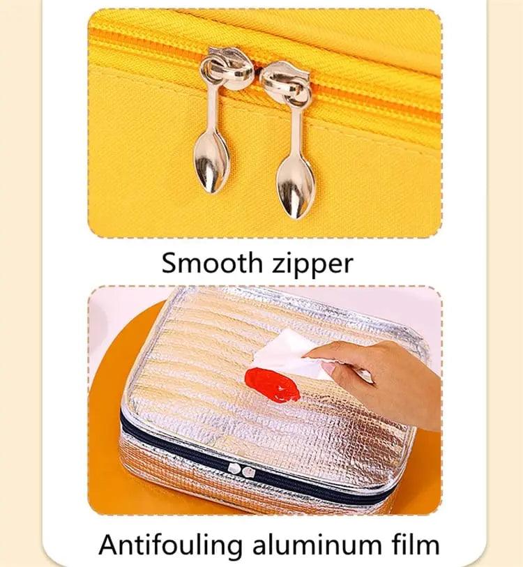 QUIRKY CARTOON LUNCH BAG SPARKLES