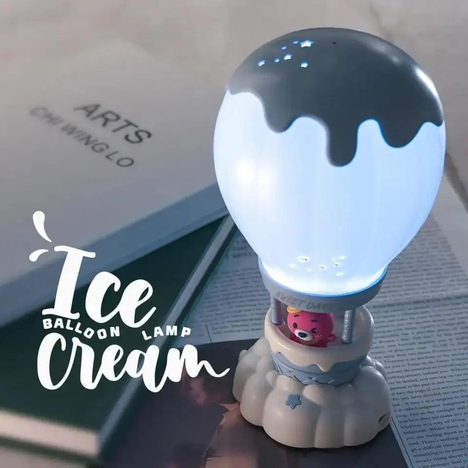 ADORABLE HOT AIR BALLOON LAMP SPARKLES