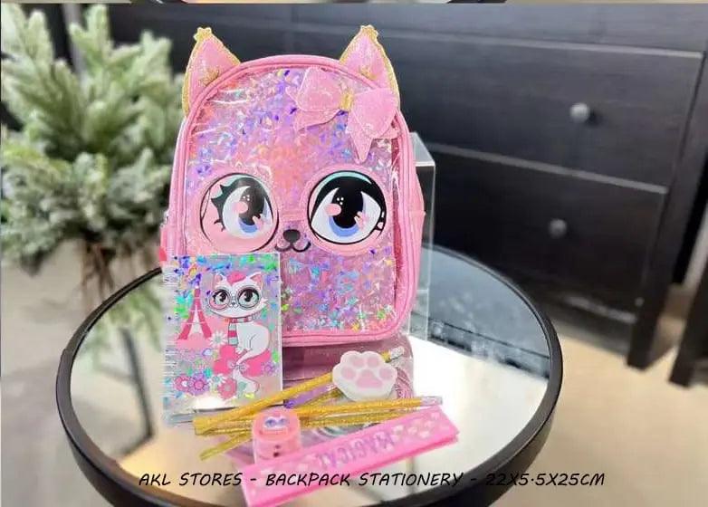 ADORABLE BACKPACK WITH STATIONERY SPARKLES
