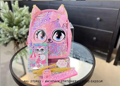 ADORABLE BACKPACK WITH STATIONERY SPARKLES