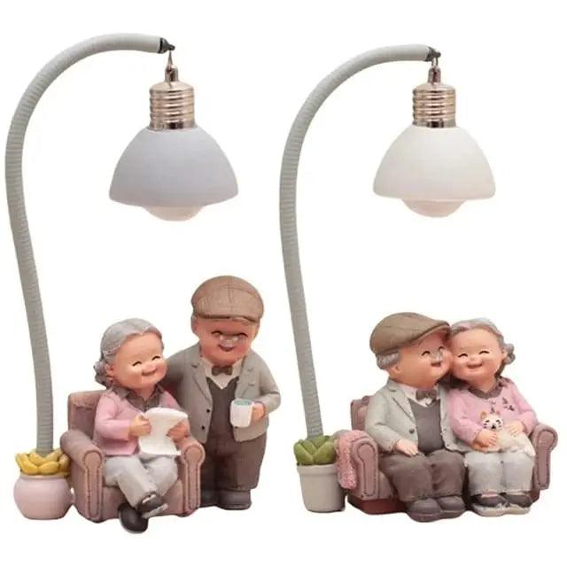 MINI LOVING COUPLE SCULPTURE SPARKLES