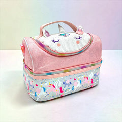 FOREVER GLITTER DUAL COMPARTMENT LUNCH BAG