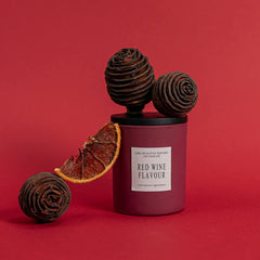 HOME FRAGRANCE RED WINE FLAVOUR SCENTED CANDLE Sparklesnow
