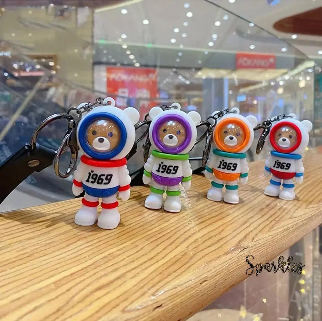 SPACE CHARACTER KEYCHAIN SPARKLES