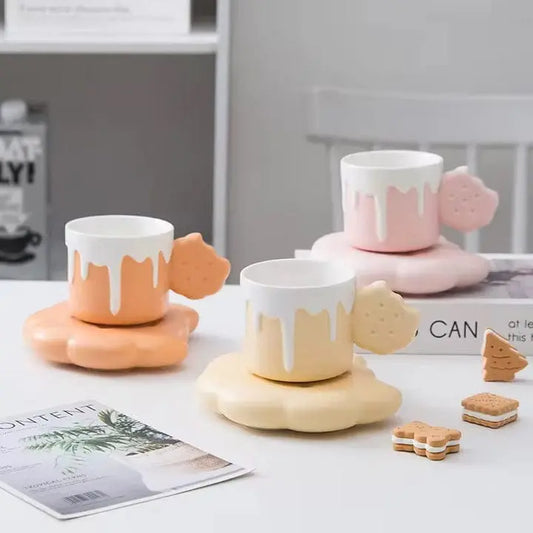 COOKIE CUP SAUCER Sparkles