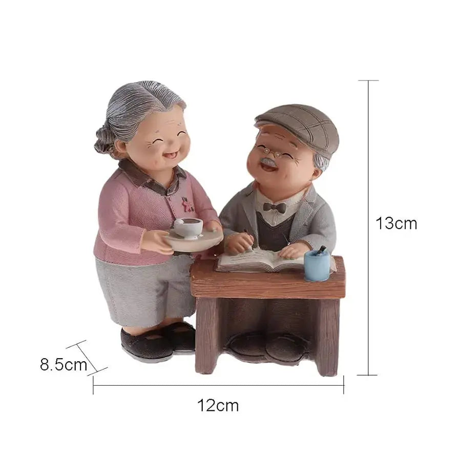 ETERNAL LOVING COUPLE SCULPTURE SPARKLES