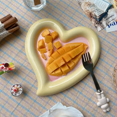 HEART SHAPED TRINKET TRAY SPARKLES