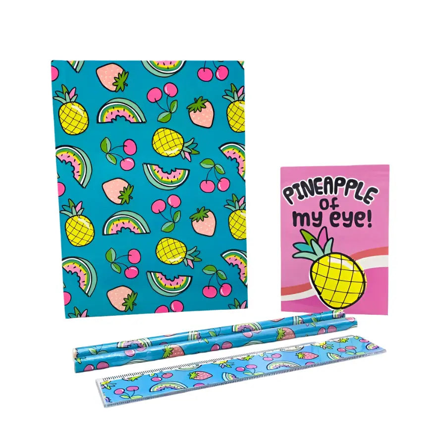 CUTE STATIONERY NOTEPAD SET SPARKLES
