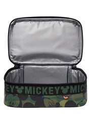 SMIGGLE GREEN MICKEY MOUSE DOUBLE DECKER LUNCH BAG SPARKLES