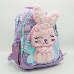 PLUSH BUNNY BACKPACK SPARKLES