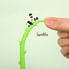 CUDDLY PANDA GEL PEN SPARKLES