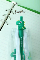 DAZZLING DINOSAUR GEL PEN SPARKLES