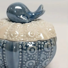 CERAMIC JEWELRY TRINKET BOX SPARKLES