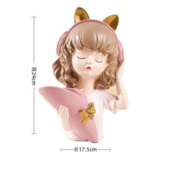 EXQUISITE DOLL VASE DECOR SPARKLES