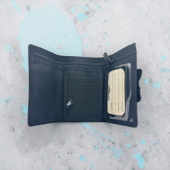 BLACK GLITTERY CAT WALLET