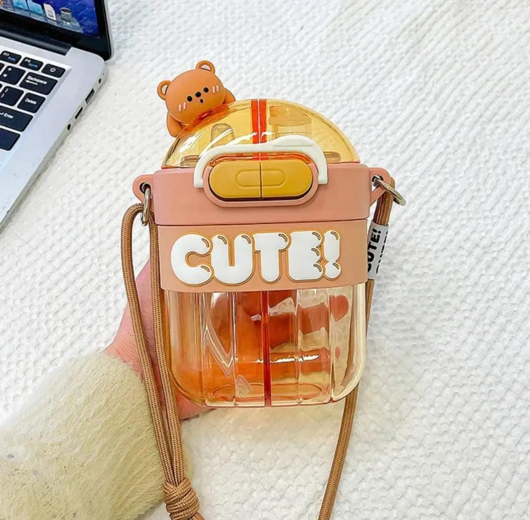 DUAL COMPARTMENT CUTE BOTTLE SPARKLES