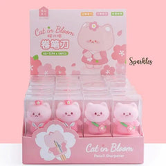 BLOOMING CAT SHARPENER SPARKLES