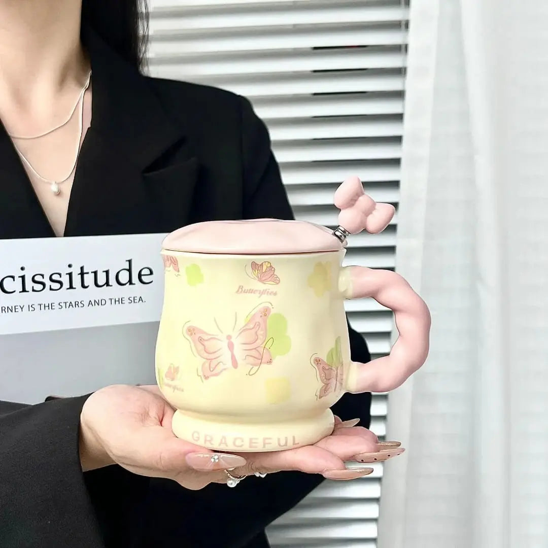 GRACEFUL BUTTERFLY MUG SPARKLES